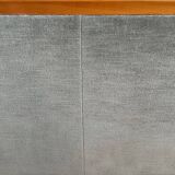 Canapé scandinave des années 1960, style milieu du siècle, en cerisier massif et velours