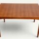 Rectangular extendable dining table in Scandinavian teak – 1960s