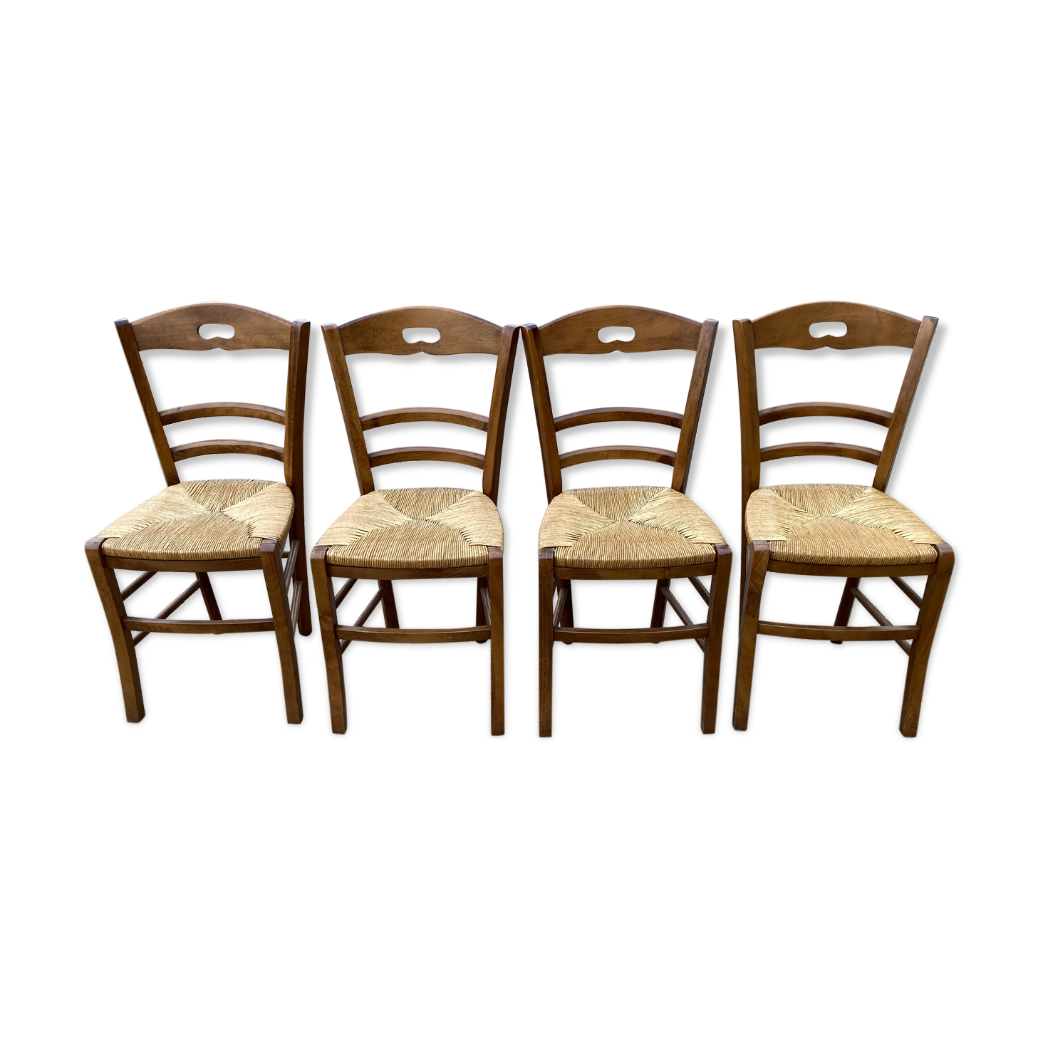 4 chairs mulched in ash