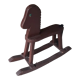 Wooden rocking horse