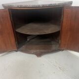 Half-moon corner cabinet in Louis XVI style, 19th century