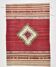 5x7 Soft Red Modern Kilim Rug, 156x224Cm