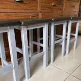 Wooden painter's stools