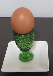 Art Deco 'green' (6) shot glasses
