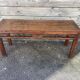 Asian low console in natural wood