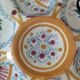 6 oyster plates Henriot Quimper decor 137 hand-painted