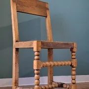 4 chaises bois tourné