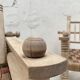 Pair of wooden armchairs and ropes