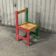 Chaise enfant vintage dans l’esprit Pierre Sala