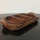 Teak aperitif service, vintage Scandinavian cups