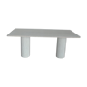 Olympia rectangular dining table - 200x100 - natural travertine