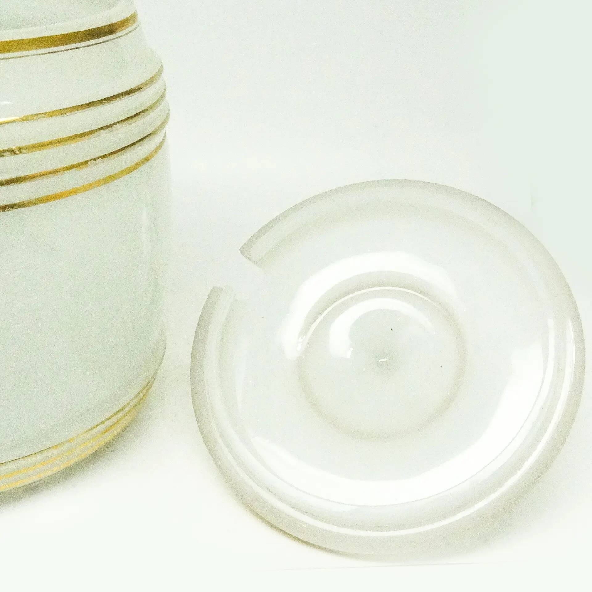 Punch bowl, Art Deco, glass, Bohemia, Czech Republic, 1930s