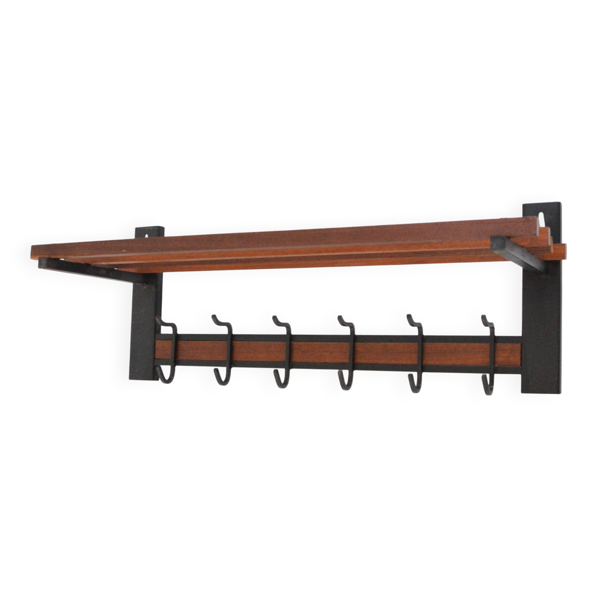 Coat rack / Hat rack Scandinavian vintage 1950s