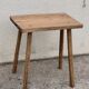 Brutalist table wood raw