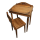 Ensemble pupitre d'écolier et sa chaise vintage