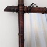 Antique bamboo mirror