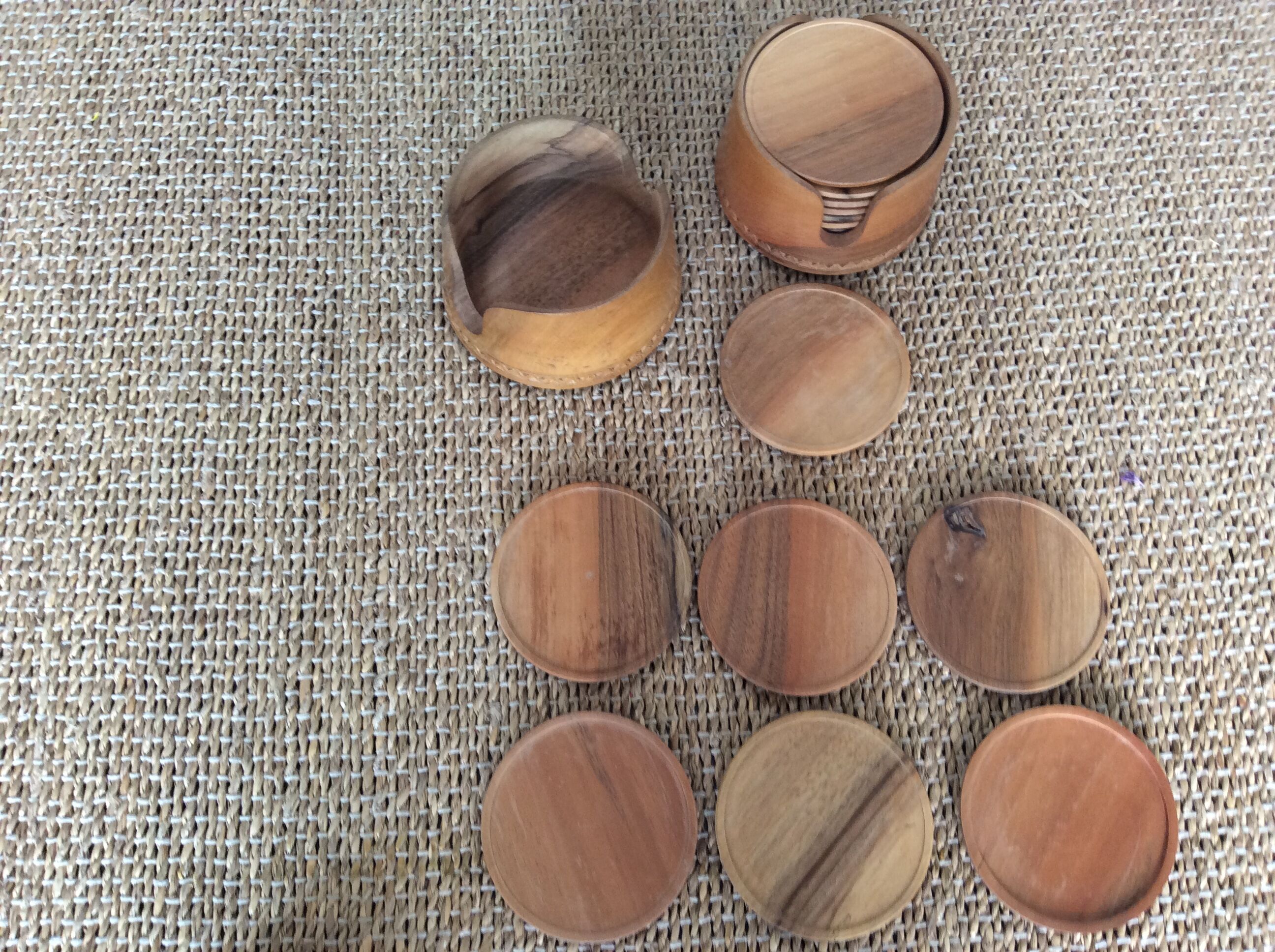 Wood coasters