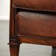 Sheepskin Art Deco design armchair with a comfortable seat and warm colours