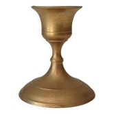 Vintage gold brass candle holder