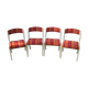 Lot de 4 chaises baumann