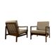 Mid Century Armchairs By Zenon Bączyk, 1960's, Set Of 2