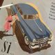 Affiche publicitaire Général Motors années 50