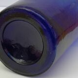 Large Blue Glass Bottle