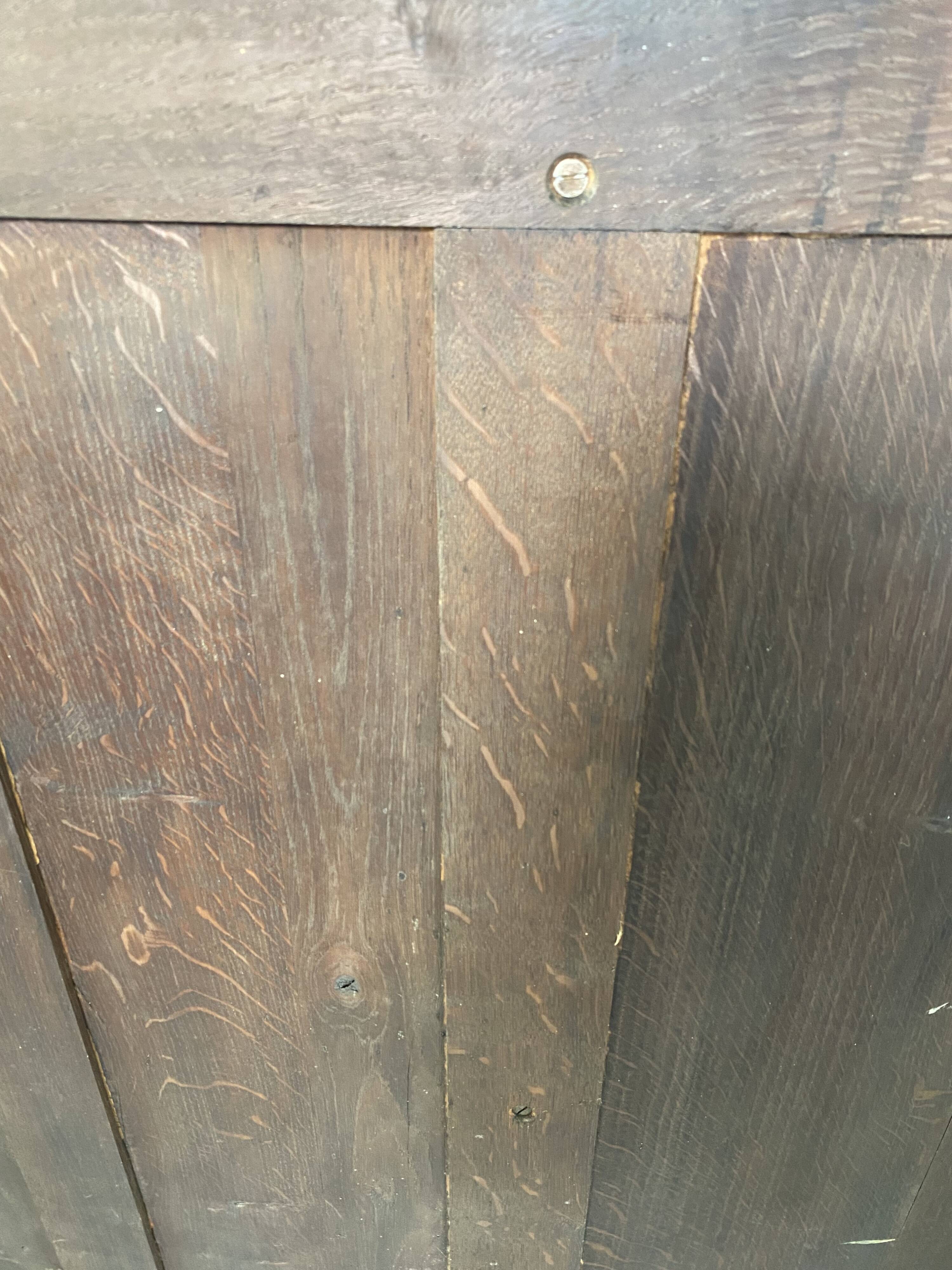 Large vintage wooden bookcase