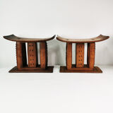 Ashanti-Akan Stools, Gahana, 1950s