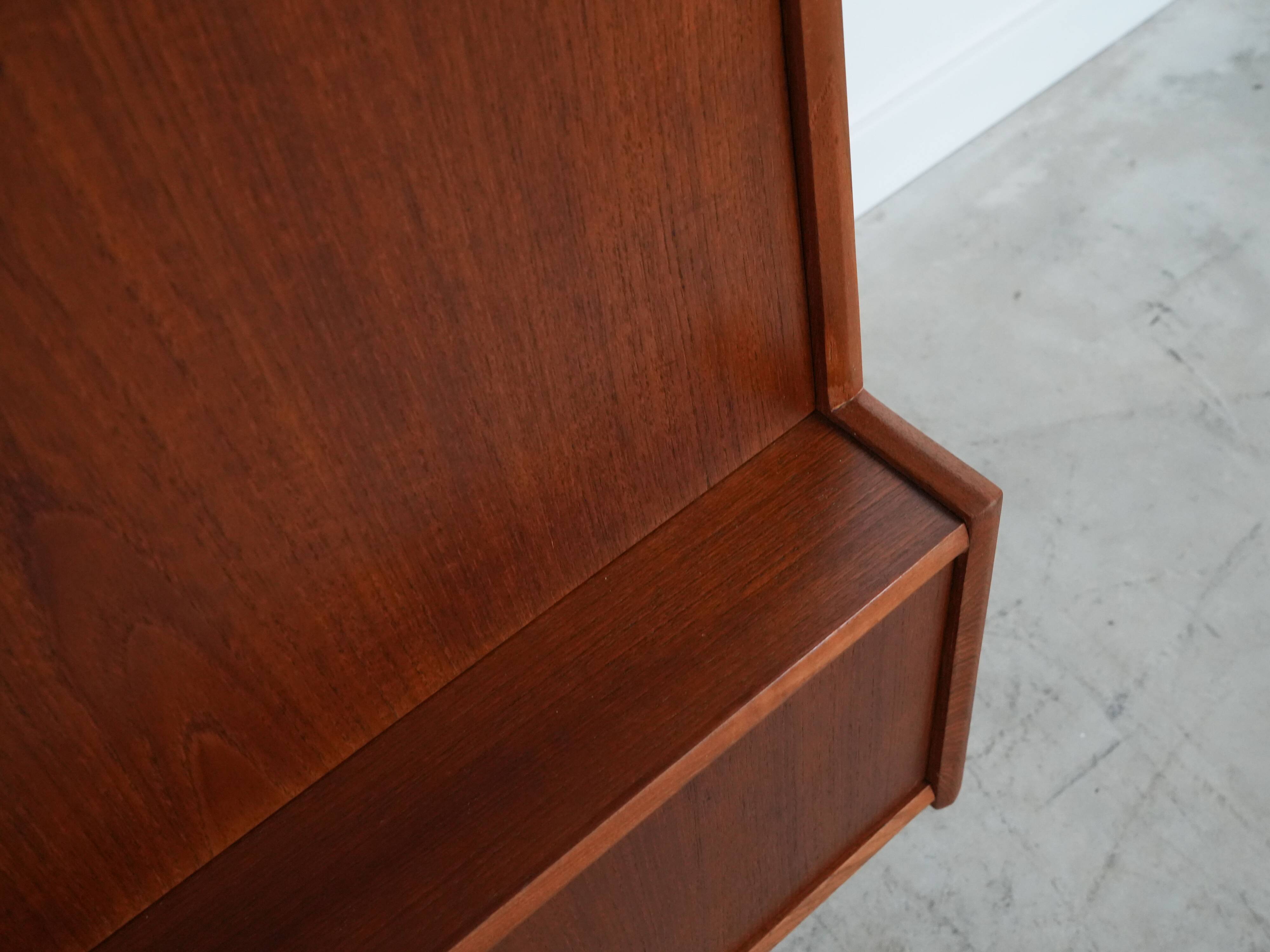 Teak highboard, Danish design, 1970s, production: Denmark