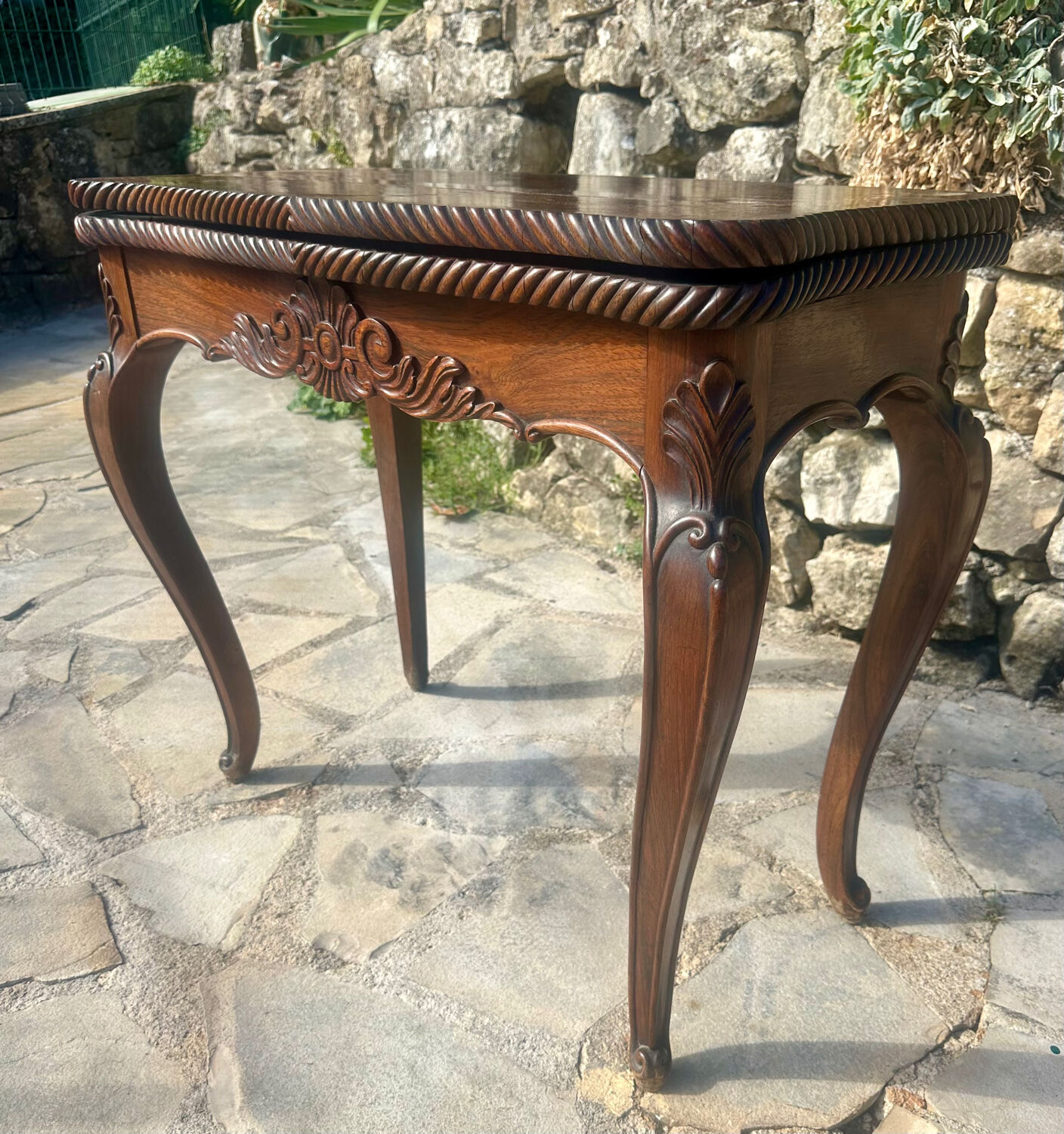 Louis XV style games table, 19th century