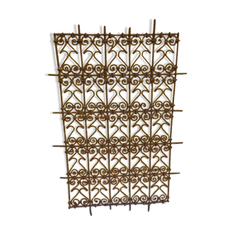 North African Wrought Iron Fence, 19th Century