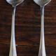 Set of 6 silver-plated metal soup spoons Uni Plat