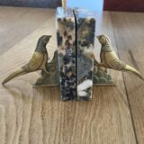 Book greenhouse in bronze and marble