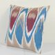Vintage ikat cushion cover 33x33 cm