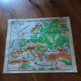 old school map 1950 Paul Vidal Labache n°12