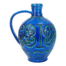 Vase rimini glaçure bleue
