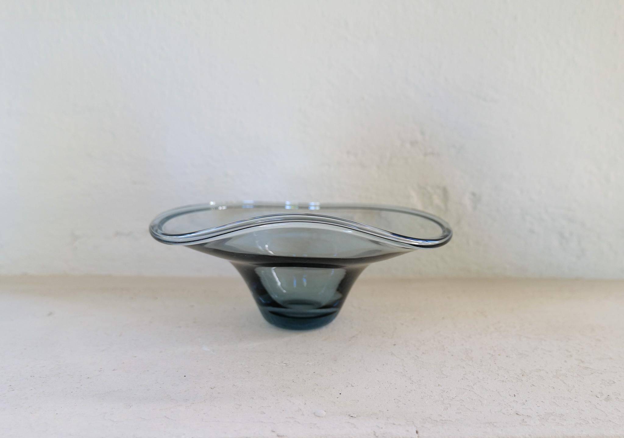 Mid-century collection of 4 sculptural pieces by Kosta Vicke Lindstrand, Sweden, 1950s.