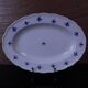 Oval plate Boch La Louvière