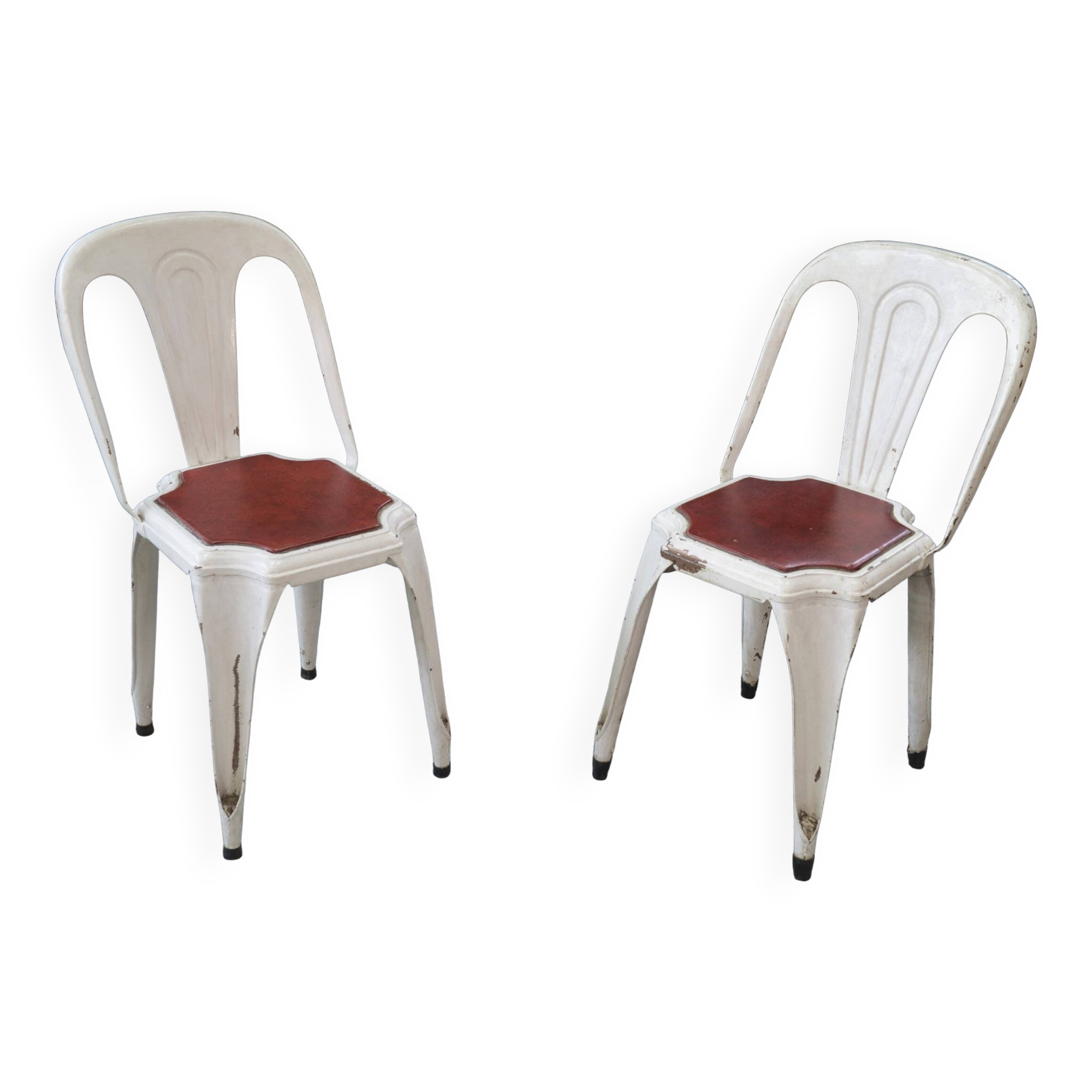 Pair of Multipl's chairs by Joseph Mathieu 1940s
