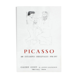Pablo Picasso displays gallery guiot 1973