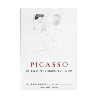 Pablo Picasso displays gallery guiot 1973