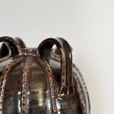 Glazed terracotta jar
