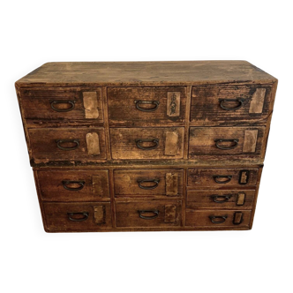Meuble de métier (tansu) japonais
