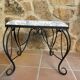 Canvas de Jouy stool