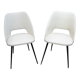 Lot de 2 chaises modèle tonneau vintage 1950