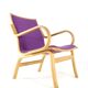 Vejle armchairs  'purple' |