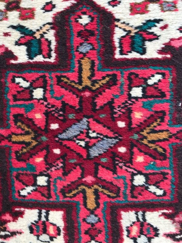 Vintage Persian Heriz done hand 62 corridor carpet x 340 cm