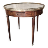 Louis XVI style bouillotte table in mahogany from the early 20th century