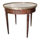 Louis XVI style bouillotte table in mahogany, early 20th century.